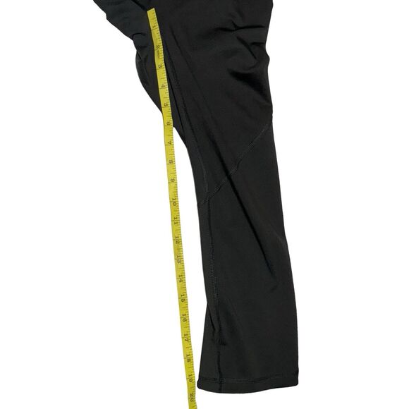 Adidas Legging Capri Womens Small Black Alpha Skin Cropped Yoga Pants - Picture 8 of 9